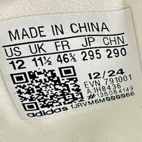 Mens Adidas Coursecup SL Sz12 Spikeless Golf Shoes Chalk White/Green IH8436 NEW - Picture 8 of 8